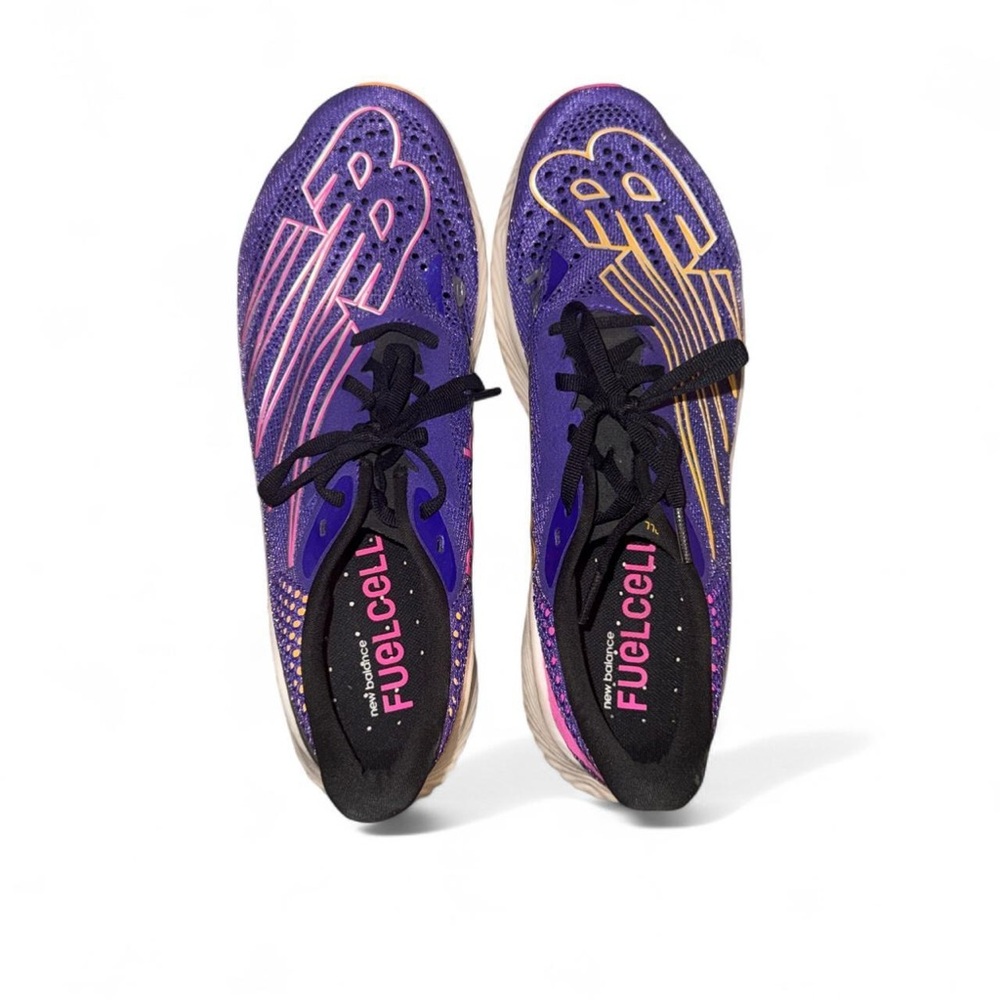 New Balance FuelCell RC Elite v2 purple men’s running shoes - US men’s size 9.5
